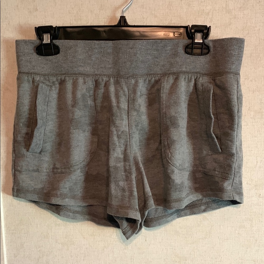 Gray Casual Shorts